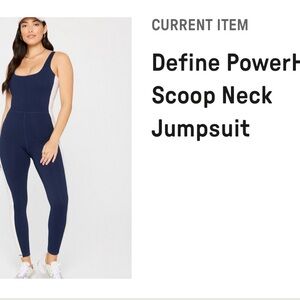 NWT Fabletics Define PowerHold Scoop Neck Jumpsuit